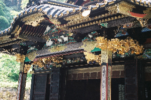 黒漆の本殿が上品－妙義神社